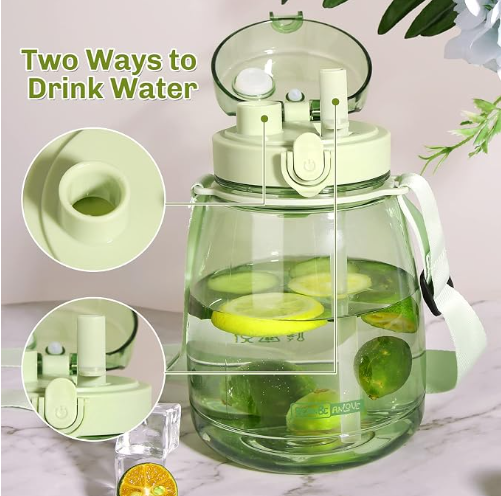 Glass Water Bottle