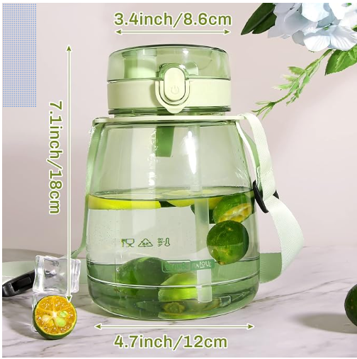 Glass Water Bottle
